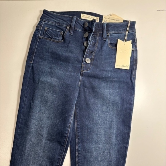 BNWT Unpublished Ella-Sky High rise jeans - Picture 1 of 6
